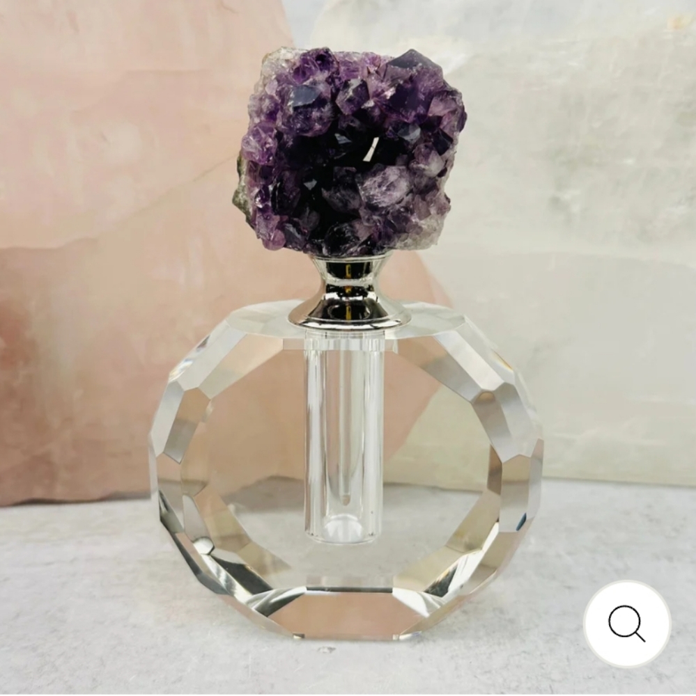 Rock Paradise Amethyst Perfume Bottle